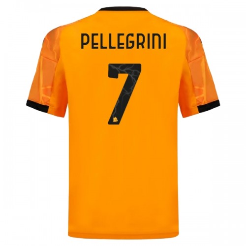 Nogometni Dresovi AS Roma Pellegrini 7 Gostujući 2025-26 Nogometni Dresovi AS Roma Pellegrini 7 Gostujući 2025-26